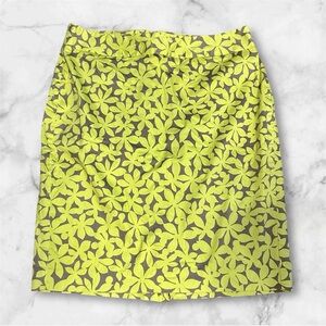 Lane Bryant floral cotton skirt sz 16. #001